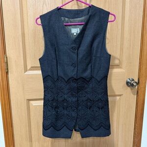 Italy Classic Elegant gray Vest brand Swish size S